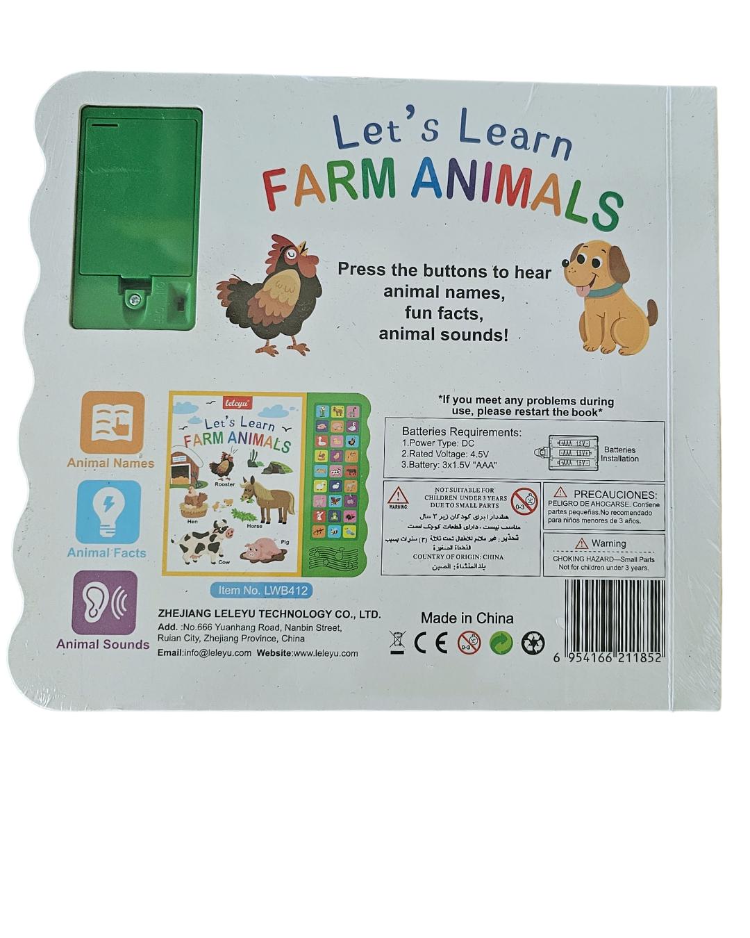 Farm Animals Sound Board Book