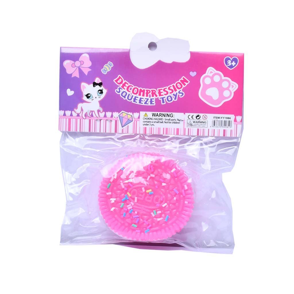 1-49.jpg Squishy Toy (Oreo - Brown & Pink) - Image 1