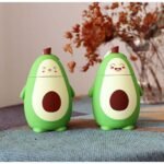 Cute Avocado Double Layer Portable Water Cup with Strap (280ml)