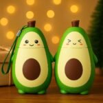 Cute Avocado Double Layer Portable Water Cup with Strap (280ml) - Image 2