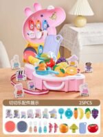 Peppa Pig Kitchen Backpack – Cutting Food Playset for Kids - Image 3