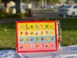2-in-1 Alphabet Learning Board & Whiteboard for Kids - RED/BLUE/PINK - Image 3