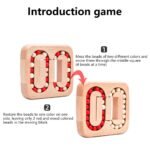 Wooden Bead Maze Puzzle - Image 3