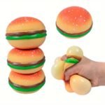 Squishy Toy (burger) - Stretch & Squeeze Burger Toy - Image 3