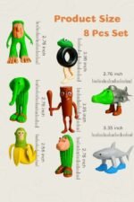 Brain Rot Toy Figures (8 Pieces Set) - Image 3