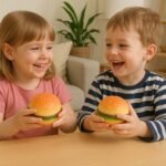 Squishy Toy (burger) - Stretch & Squeeze Burger Toy - Image 4