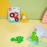 Cartoon Baby Silicone Teether Toys - Strawberry / Green Burger / Dinosaur - Image 4