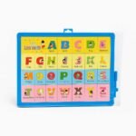 2-in-1 Alphabet Learning Board & Whiteboard for Kids - RED/BLUE/PINK - Image 5