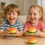 Squishy Toy (burger) - Stretch & Squeeze Burger Toy - Image 5