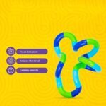 Multi Colour Plastic Twister Toy (4 pieces) - Image 5