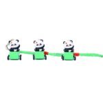 Cute Panda Key Chain – Green Edition - Image 5