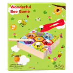 Montessori Wooden Bee Sorting Game | Fine Motor Skills Toy for Kids 3+ - Image 6