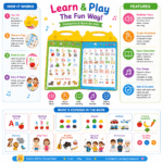 Interactive Talking English Learning Book for Kids | Touch & Learn Educational E-Book | Animals, Dinosaurs, Vehicles, Vegitables, Occupation, Body Parts , Music & More | Audio Sound Book with Rhymes | Early Learning Toy for Toddlers (3+ Years) - Image 2