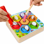 Montessori Wooden Bee Sorting Game | Fine Motor Skills Toy for Kids 3+ - Image 5